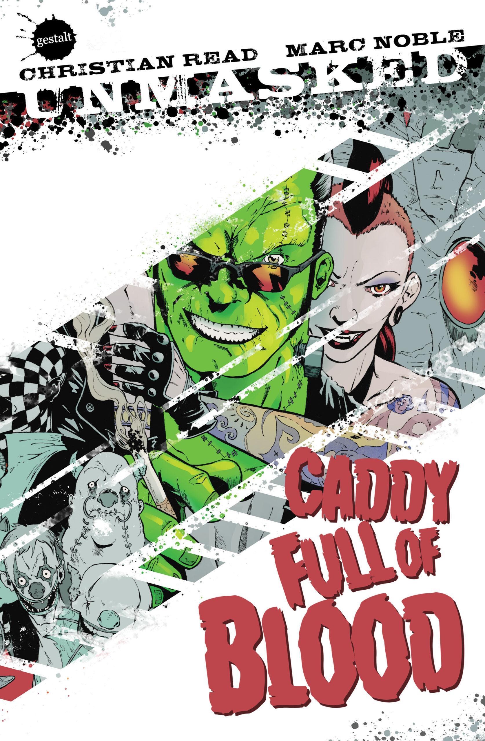 Unmasked Caddy Full of Blood - Cover Art